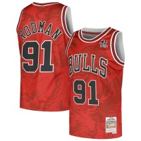 Игровая форма Dennis Rodman Chicago Bulls Mitchell & Ness 1997/98 Hardwood Classics Asian Heritage 6.0 Swingman Throwback Player - Red