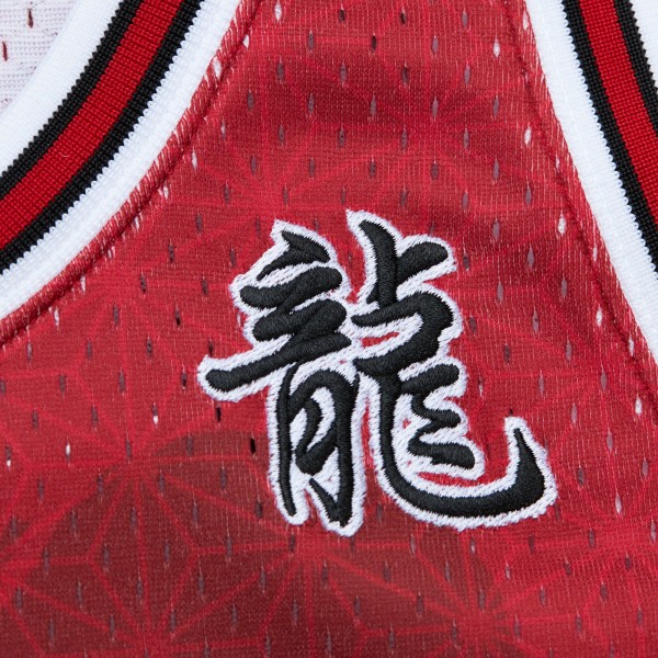 Игровая форма Dennis Rodman Chicago Bulls Mitchell & Ness 1997/98 Hardwood Classics Asian Heritage 6.0 Swingman Throwback Player - Red