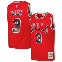 Игровая джерси Dwyane Wade Chicago Bulls Mitchell & Ness 2016/17 Hardwood Classics Swingman - Red