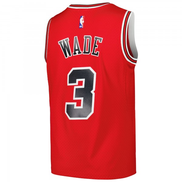 Игровая джерси Dwyane Wade Chicago Bulls Mitchell & Ness 2016/17 Hardwood Classics Swingman - Red