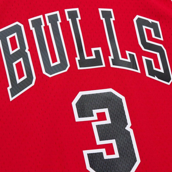 Игровая джерси Dwyane Wade Chicago Bulls Mitchell & Ness 2016/17 Hardwood Classics Swingman - Red