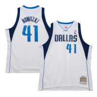 Игровая форма Dirk Nowitzki Dallas Mavericks Mitchell & Ness 2010/11 Hardwood Classics Swingman - White