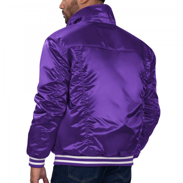 Бомбер Los Angeles Lakers Starter x Levis Silver Label Trucker Satin - Purple