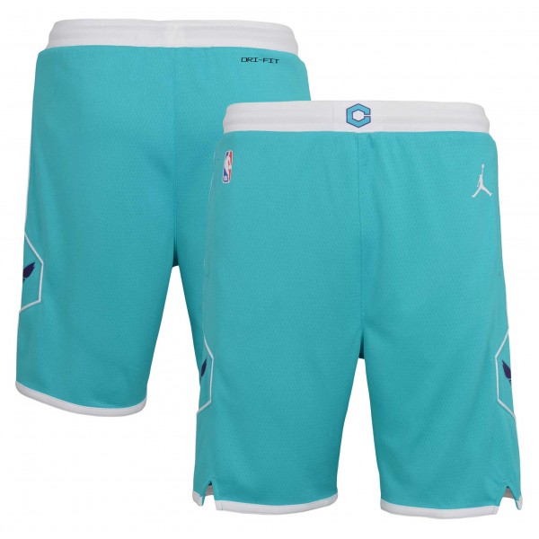 Шорты Charlotte Hornets Jordan Brand Youth 2020/21 Icon Edition Swingman - Teal