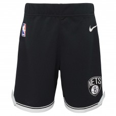 Preschool Brooklyn Nets Nike Black Icon Replica Shorts
