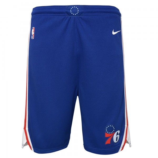 Подростковая Philadelphia 76ers Nike Royal Swingman Performance Shorts – Icon Edition