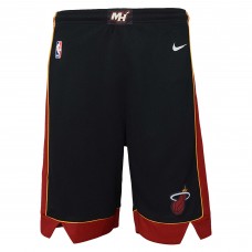 Шорты Youth Miami Heat Nike Black Swingman Performance – Icon Edition