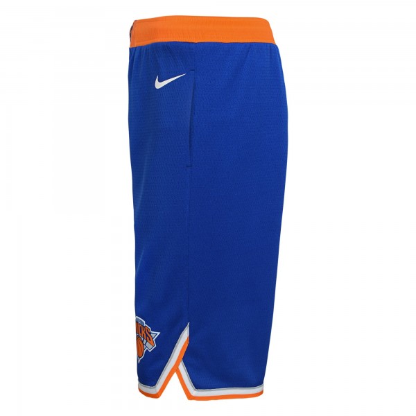 Подростковая New York Knicks Nike Blue Swingman Performance Shorts – Icon Edition
