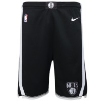 Шорты Youth Brooklyn Nets Nike Black Swingman Performance – Icon Edition