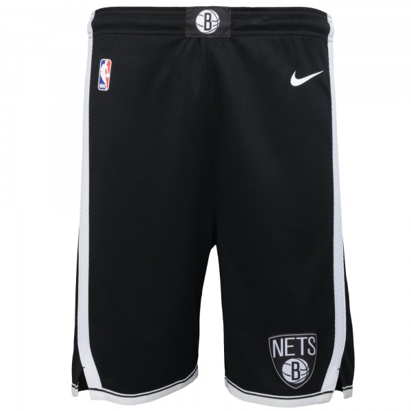 Шорты Youth Brooklyn Nets Nike Black Swingman Performance – Icon Edition