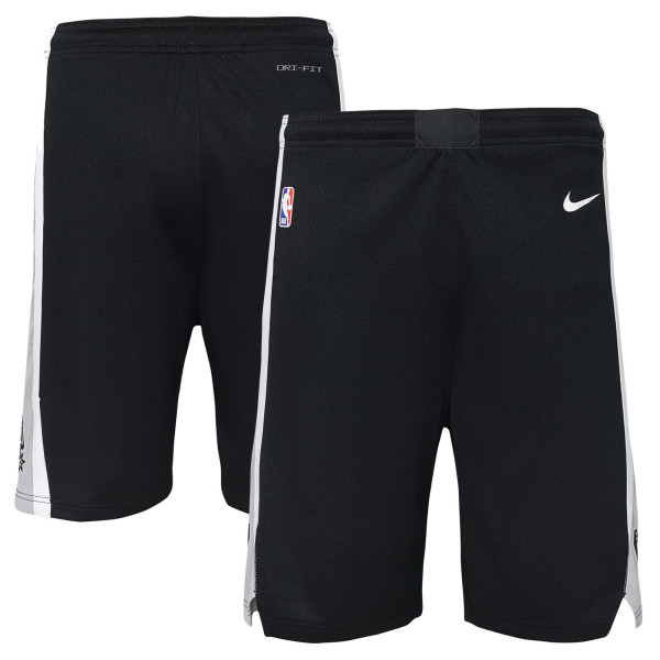 Подростковая San Antonio Spurs Nike Black Swingman Performance Shorts – Icon Edition