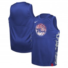 Подростковая Philadelphia 76ers Nike Royal Courtside Starting Five Team Jersey