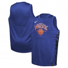 Подростковая New York Knicks Nike Blue Courtside Starting Five Team Jersey
