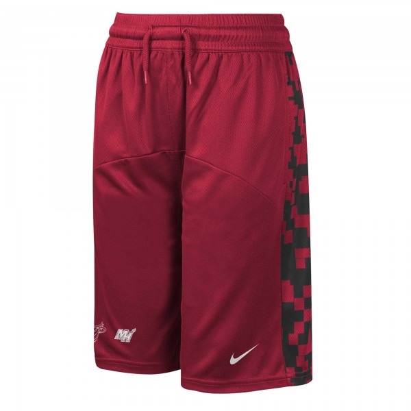 Шорты Youth Miami Heat Nike Red Courtside Starting Five Team