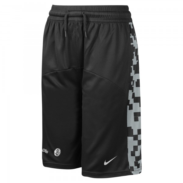 Шорты Youth Brooklyn Nets Nike Black Courtside Starting Five Team
