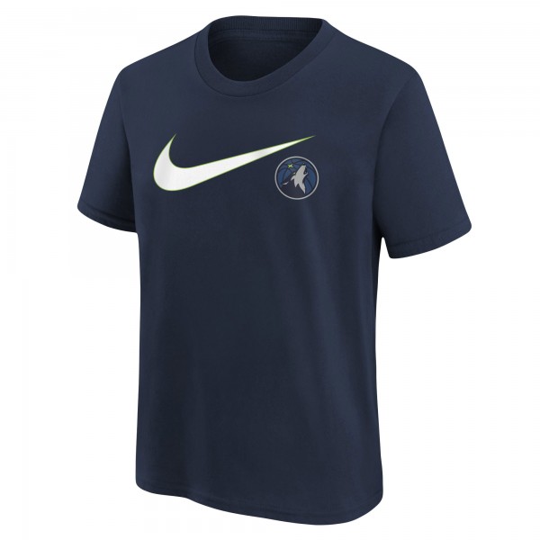 Футболка Minnesota Timberwolves Nike Youth Swoosh - Navy