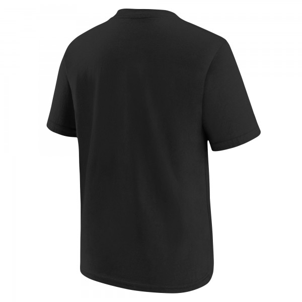 Футболка Youth Brooklyn Nets Nike Black Swoosh