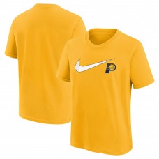 Футболка Indiana Pacers Nike Youth Swoosh - Gold