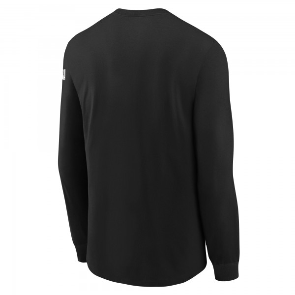 Футболка с длинным рукавом Minnesota Timberwolves Nike Youth Swoosh - Black
