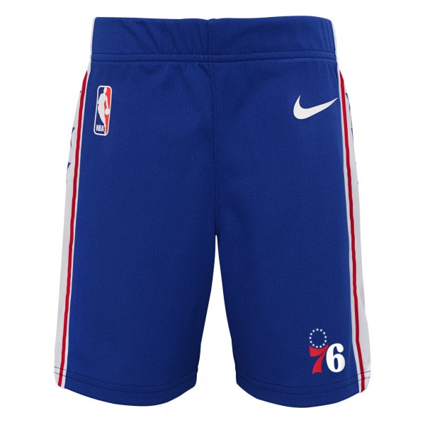 Toddler Philadelphia 76ers Nike Royal Replica Shorts – Icon Edition