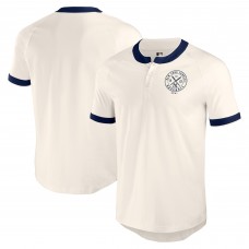 New York Yankees Darius Rucker Collection by Fanatics White Henley Raglan T-Shirt
