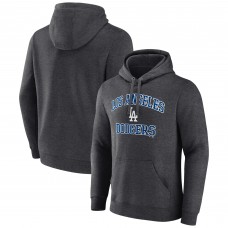 Los Angeles Dodgers Charcoal Heart & Soul Pullover Hoodie