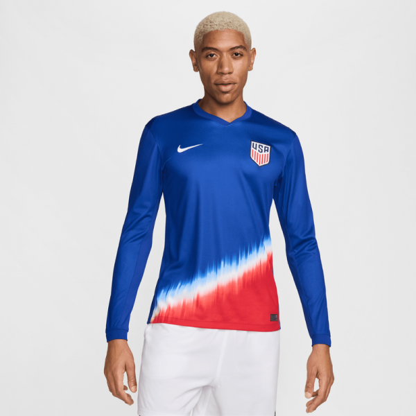 USMNT Nike 2024 Away Replica Long Sleeve Jersey - Blue