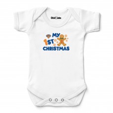 Newborn & Малышам New York Knicks Chad & Jake White Gingerbread Christmas Bodysuit