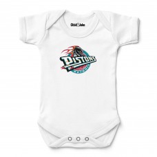 Newborn & Малышам Detroit Pistons Chad & Jake White Hardwood Classic Bodysuit