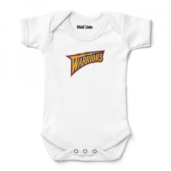 Newborn & Малышам Golden State Warriors Chad & Jake White Hardwood Classic Bodysuit