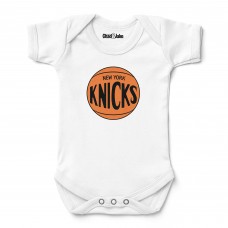 Newborn & Малышам New York Knicks Chad & Jake White Hardwood Classic Bodysuit