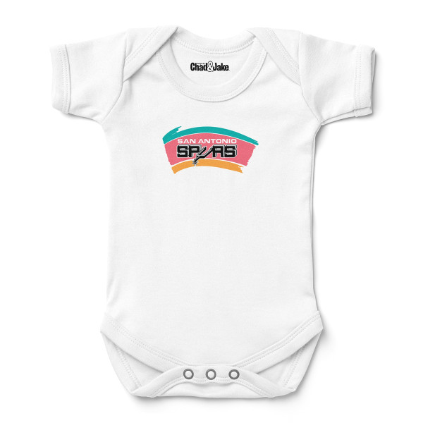 Детская San Antonio Spurs Chad & Jake White Hardwood Classic Bodysuit