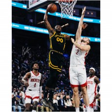 Jonathan Kuminga Golden State Warriors Autographed Fanatics Authentic 16 x 20 Dunk vs. Houston Rockets Photograph