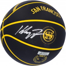Мяч Klay Thompson Golden State Warriors Autographed Authentic Wilson 2023-24 City Edition Collectors