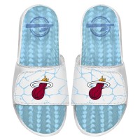 Шлепки Miami Heat ISlide White Ice Gel
