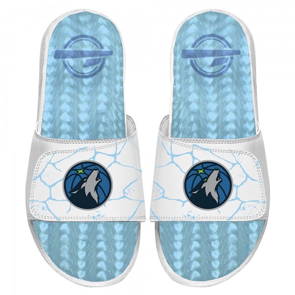Шлепки Minnesota Timberwolves ISlide Ice Gel - White