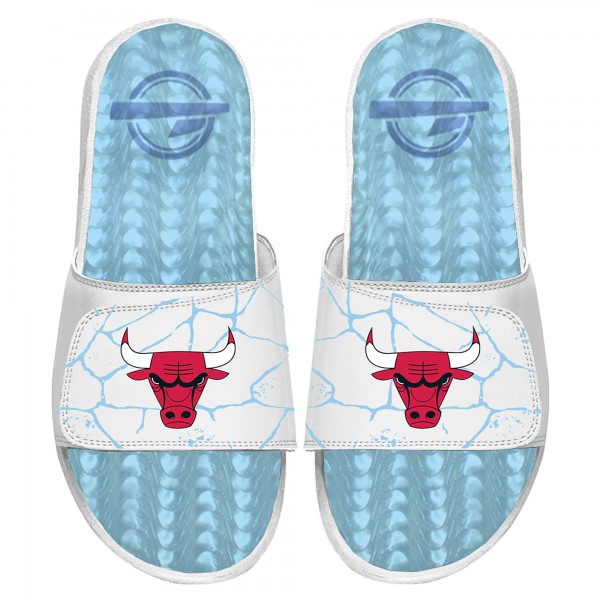 Шлепки Chicago Bulls ISlide White Ice Gel