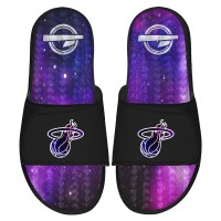 Шлепки Miami Heat ISlide Black Galaxy Gel
