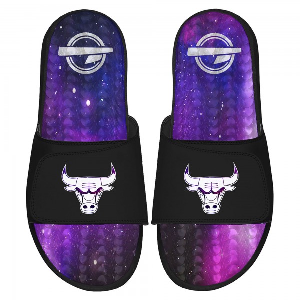 Шлепки Chicago Bulls ISlide Black Galaxy Gel