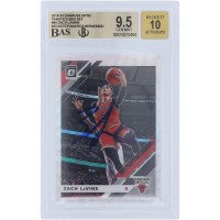 Zach LaVine Chicago Bulls Autographed 2019-20 Panini Donruss Optic Fanatics Box Set #64 Beckett Fanatics Witnessed Authenticated 9.5/10 Card