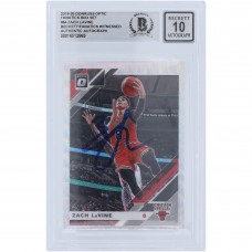 Zach LaVine Chicago Bulls Autographed 2019-20 Panini Donruss Optic Fanatics Box Set #64 Beckett Fanatics Witnessed Authenticated 10 Card