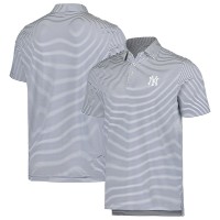 New York Yankees Vineyard Vines Navy Bradley Stripe Polo