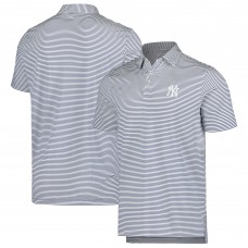 New York Yankees Vineyard Vines Navy Bradley Stripe Polo