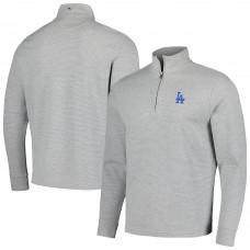 Los Angeles Dodgers Vineyard Vines Gray Saltwater Quarter-Zip Jacket