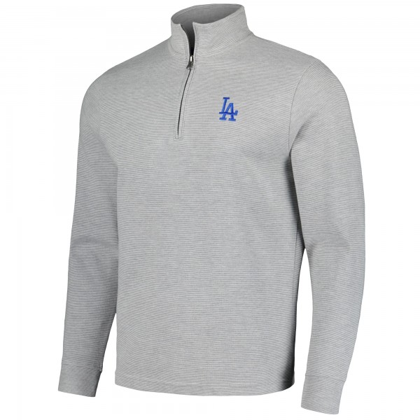 Los Angeles Dodgers Vineyard Vines Gray Saltwater Quarter-Zip Jacket