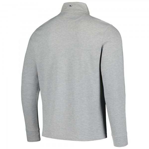 Los Angeles Dodgers Vineyard Vines Gray Saltwater Quarter-Zip Jacket