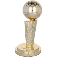 Klay Thompson Golden State Warriors Autographed Authentic 2022-Present 12 Larry OBrien Replica Trophy