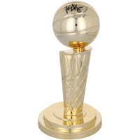 Jonathan Kuminga Golden State Warriors Autographed Authentic 2022-Present 12 Larry OBrien Replica Trophy