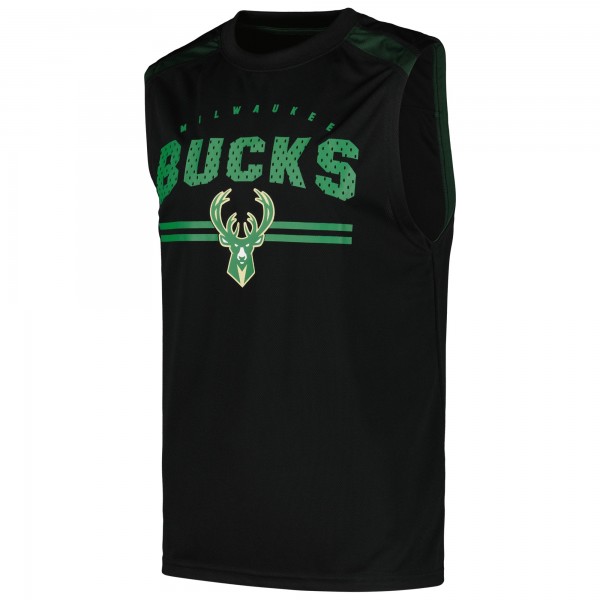 Майка Milwaukee Bucks Birdseye Muscle - Black