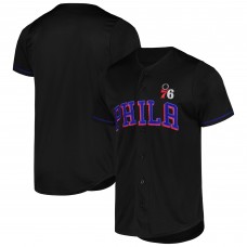 Philadelphia 76ers Fanatics Black Pop Baseball Jersey